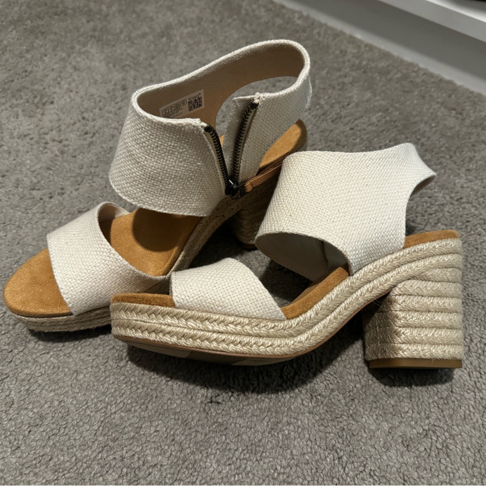 TOMS Majorca Espadrille Platform Sandal Wedge